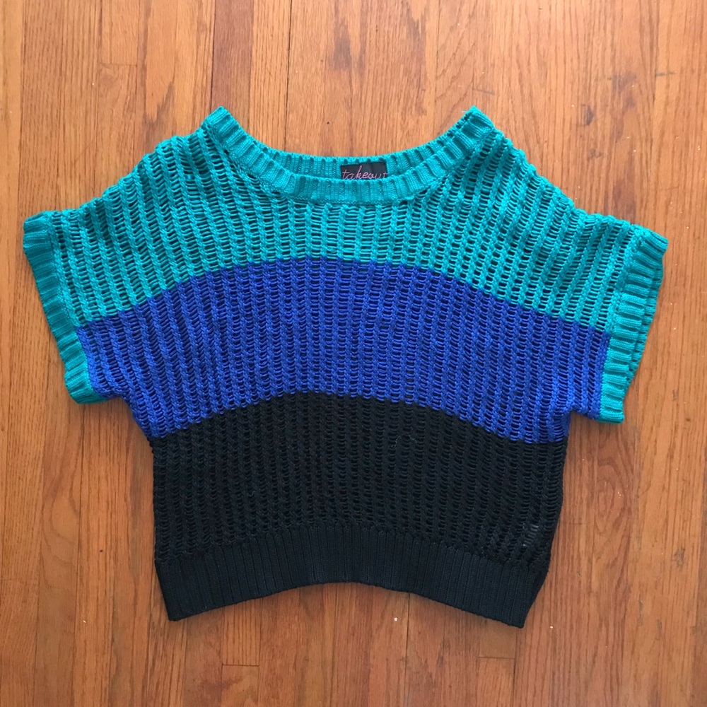 Color Block Knit Sweater